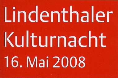 Einladung zur Lindenthaler Kulturnacht: Dialog der Kulturen II - 16. Mai 2008