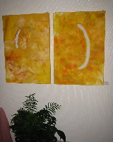 technik: acryl mit naturpigmenten  auf leinwand
grösse: 2 x 70 x 100 cm
mit doppelter tiefe von ca. 4cm
rahmen: ohne